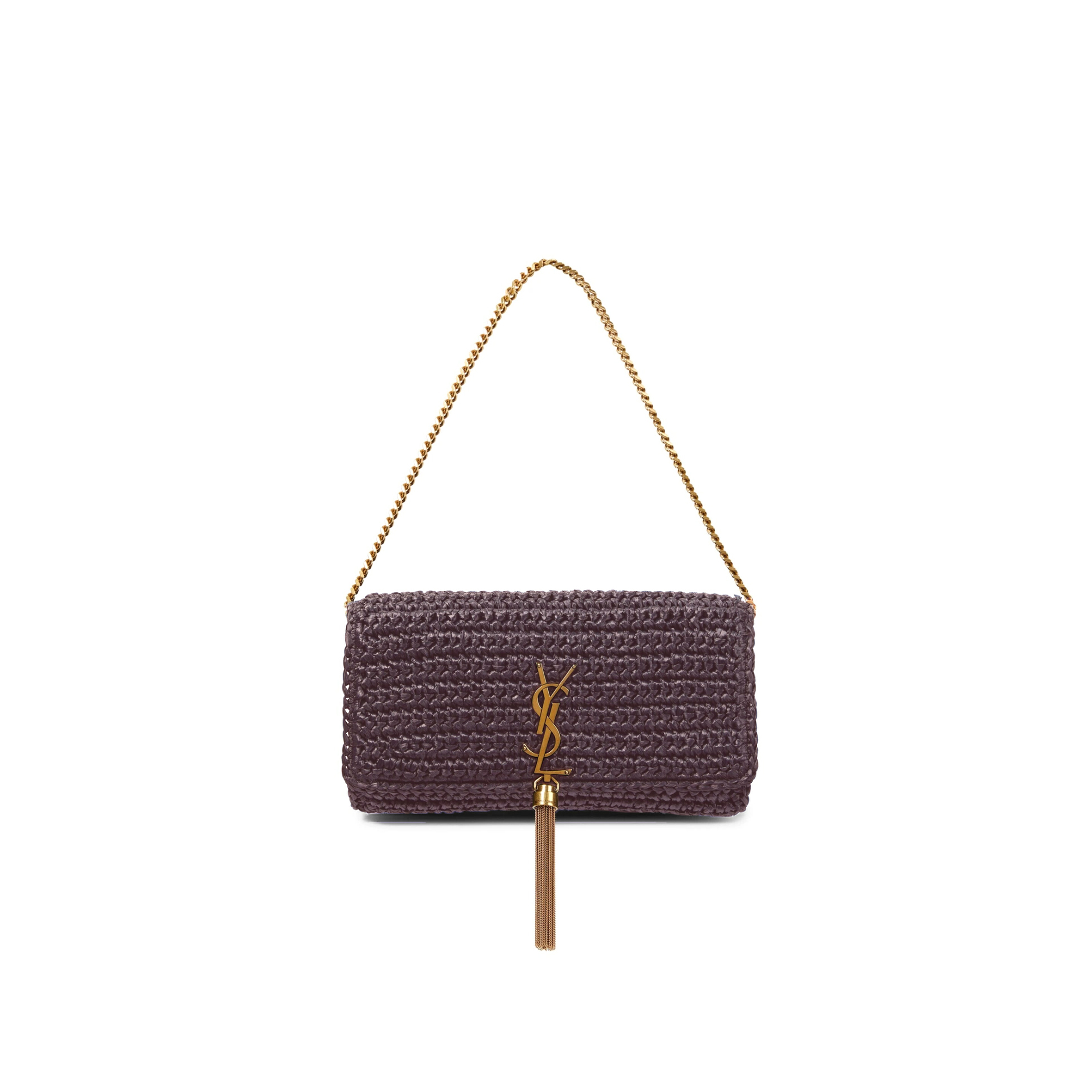 YSL KATE 99 TASSEL IN RAFFIA 604276GG6AW7962 (26*13*4cm)